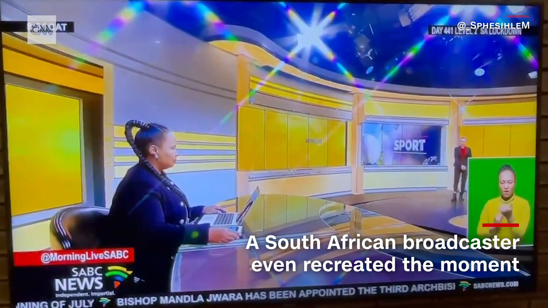 Jessica We Are Live Watch On Air Gaffe That Went Viral Two Presenters On Namibia S Flagship Broadcaster Have Gone Viral After Their Awkward Exchange Was Seen Live On Air 73 No Yes Off Clips Media Aka Warnermediacdn Com Cnn Clips 21 06