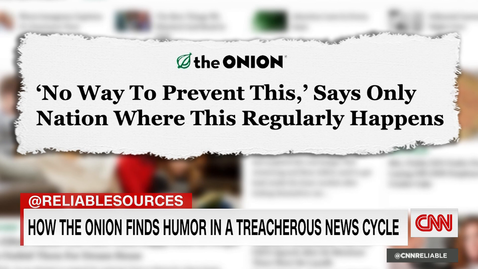 How 'The Onion' finds humor amid treacherous news cycles