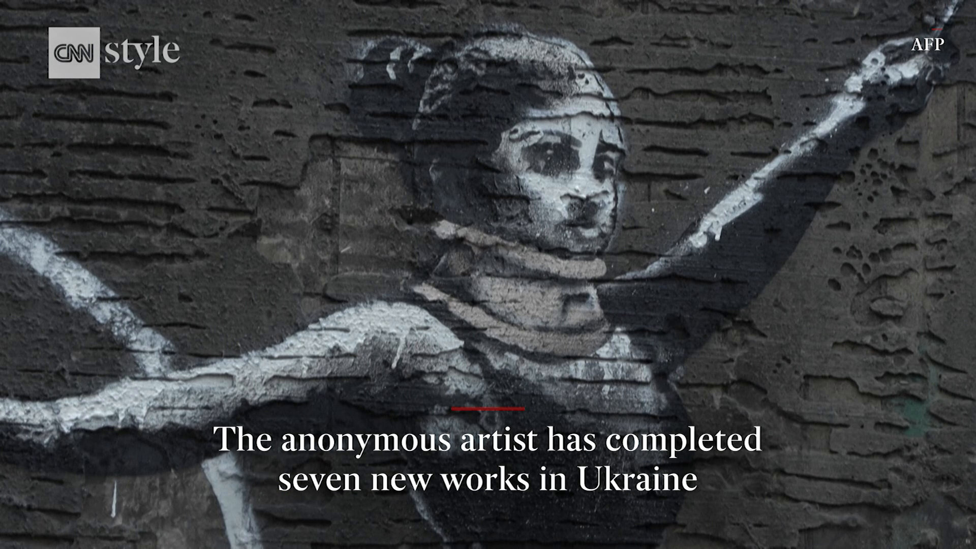 Banksy shares behind-the-scenes video of his Ukraine interventions