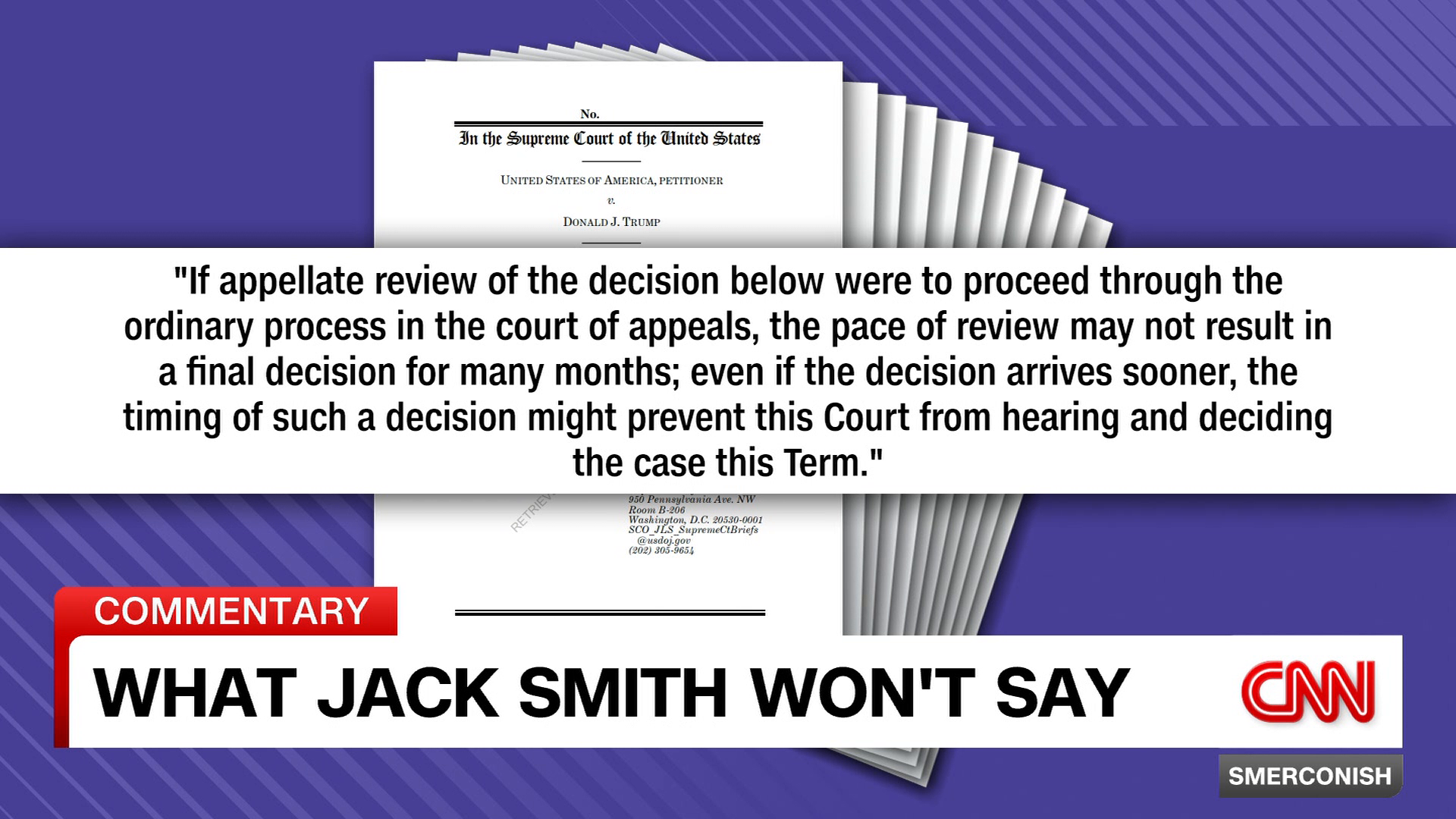 Smerconish: What Jack Smith won't say