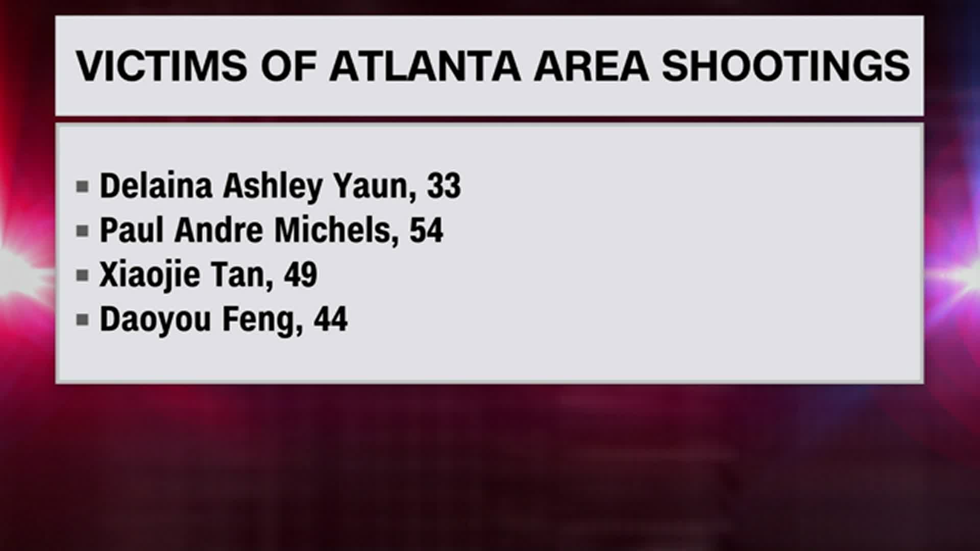 CALLS FOR ATL SHOOTINGS TO BE CLASSIFIED AS HATE CRIMES (430pET)