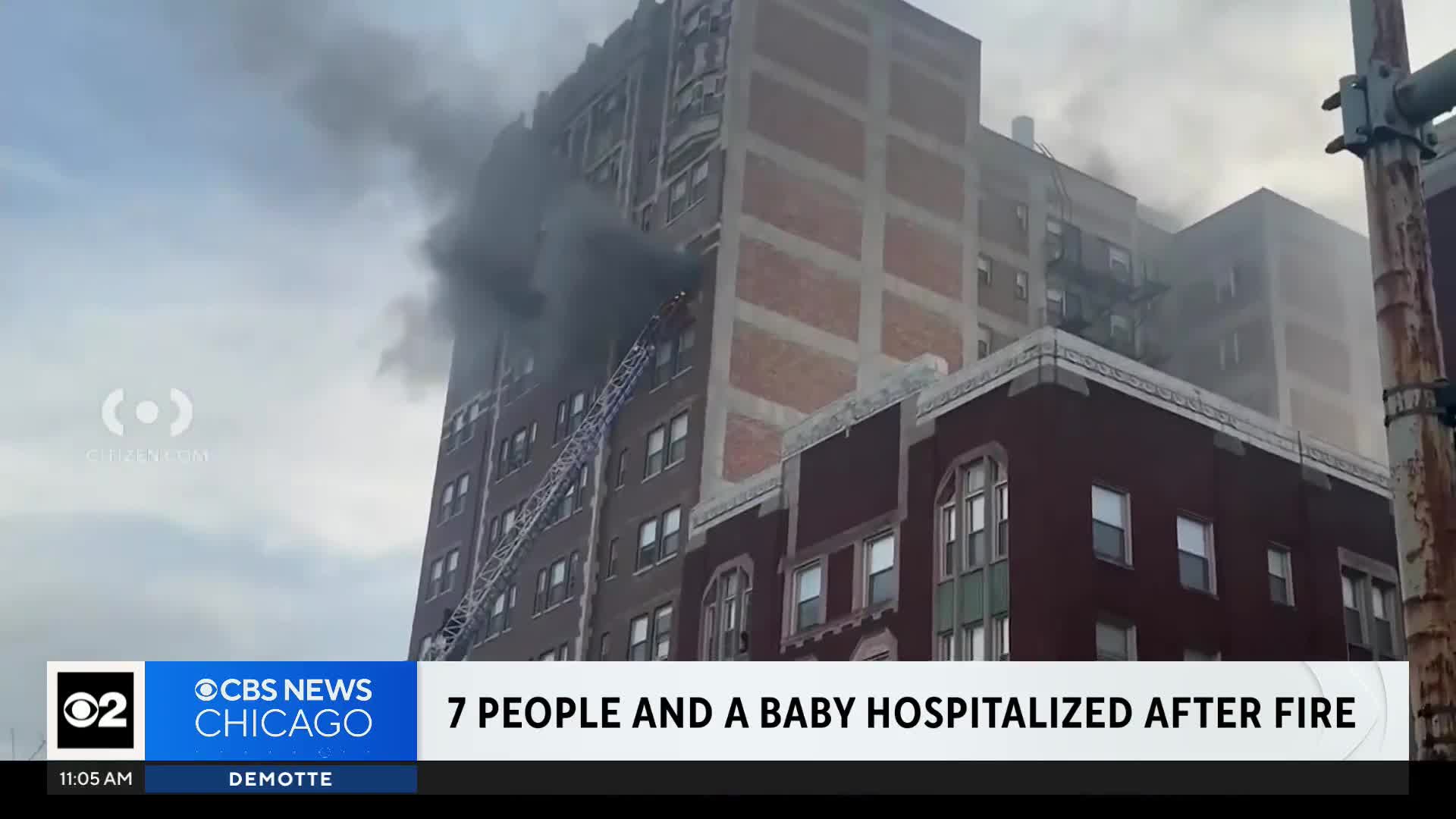 Chicago fire at South Shore high rise that injured 7, including