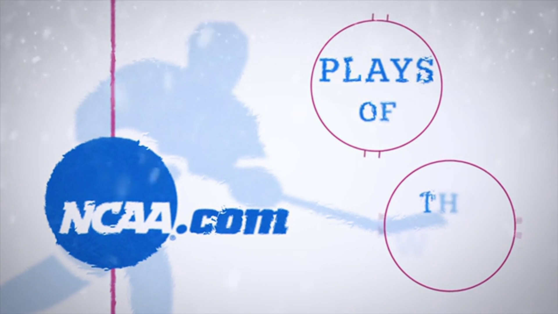 NCAA Hockey Top Five Plays