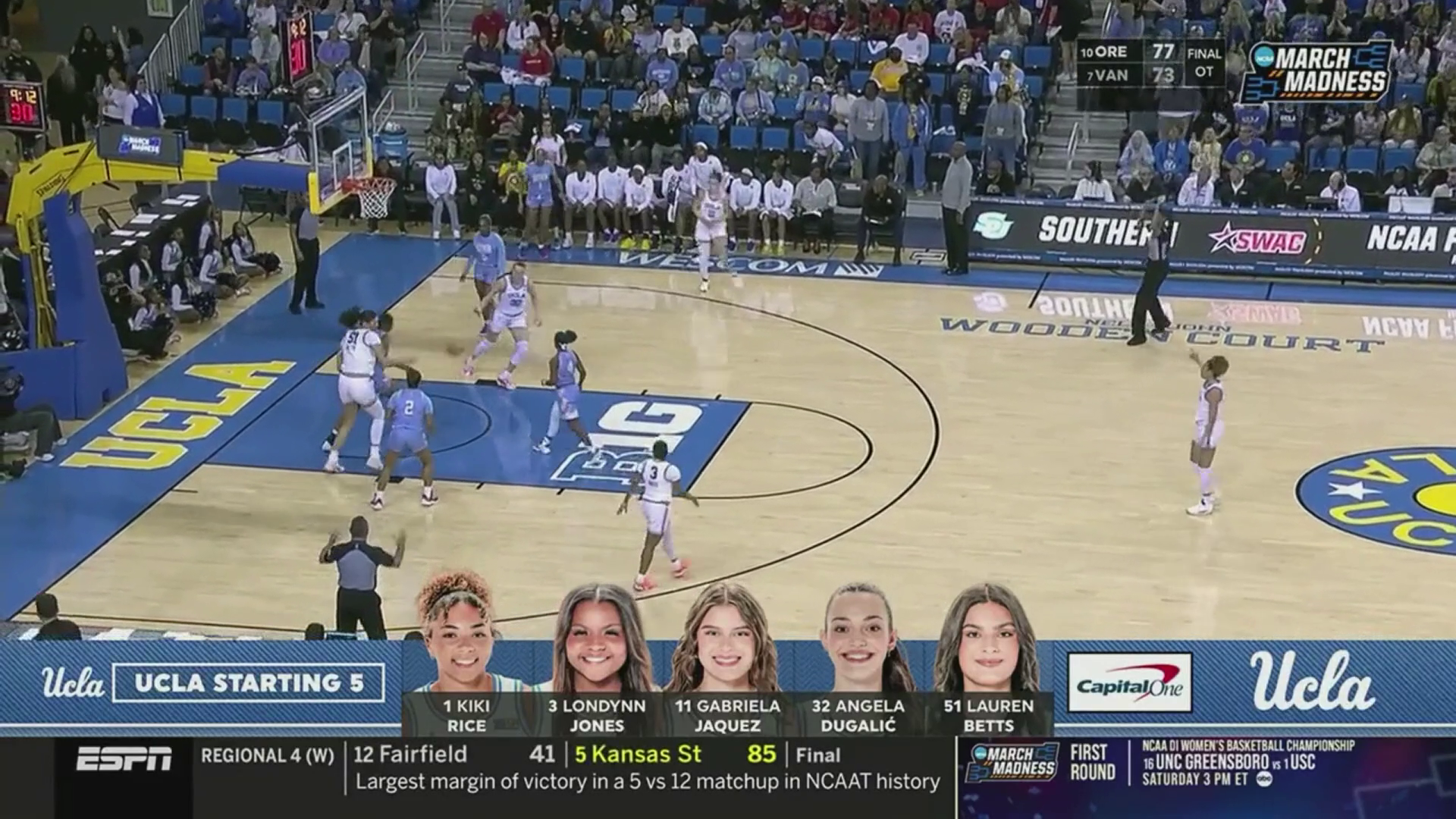 UCLA Bruins vs. Southern U. Lady Jaguars - Game Highlights