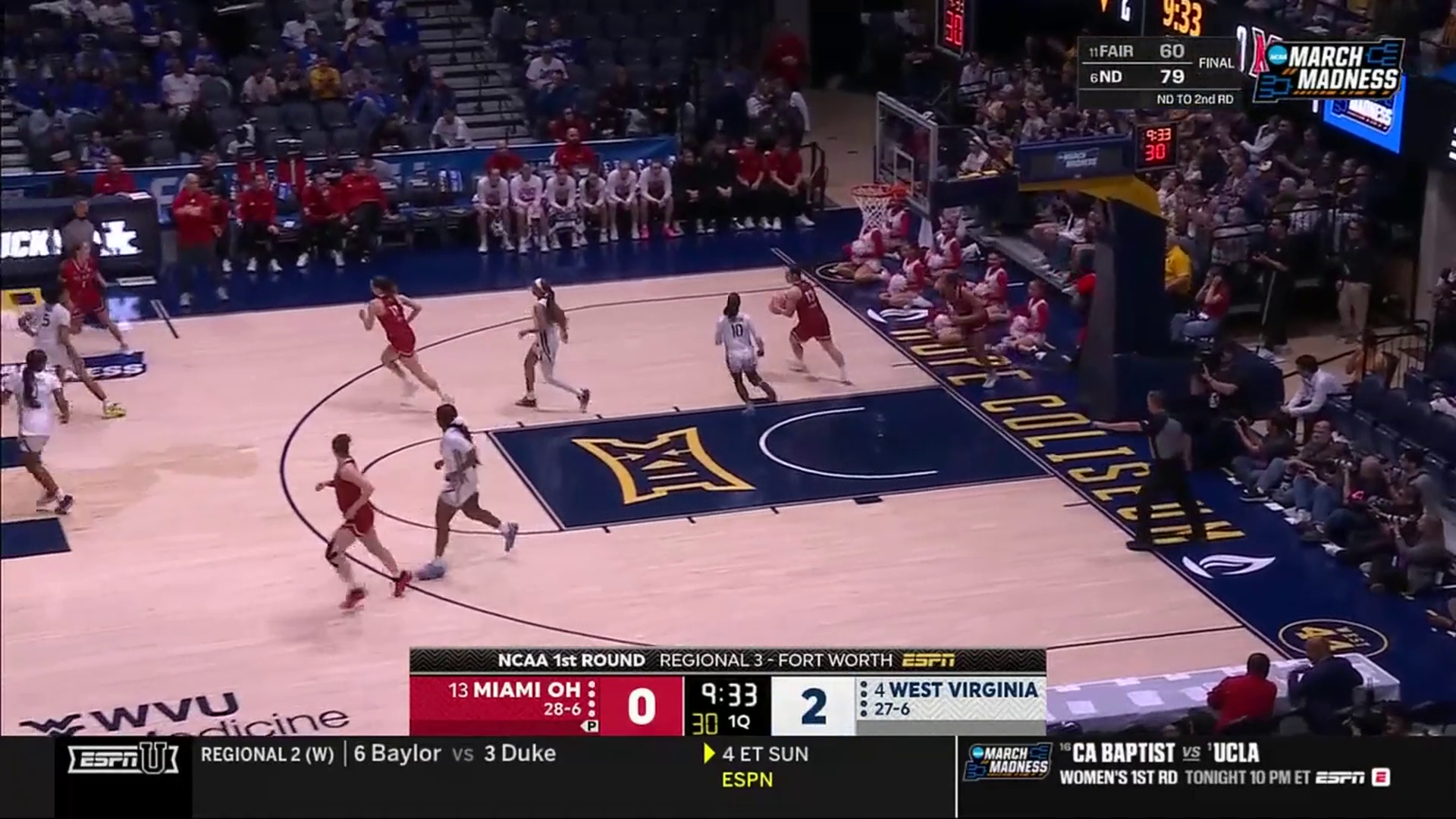 West Virginia Mountaineers vs. Miami (OH) RedHawks - Game Highlights