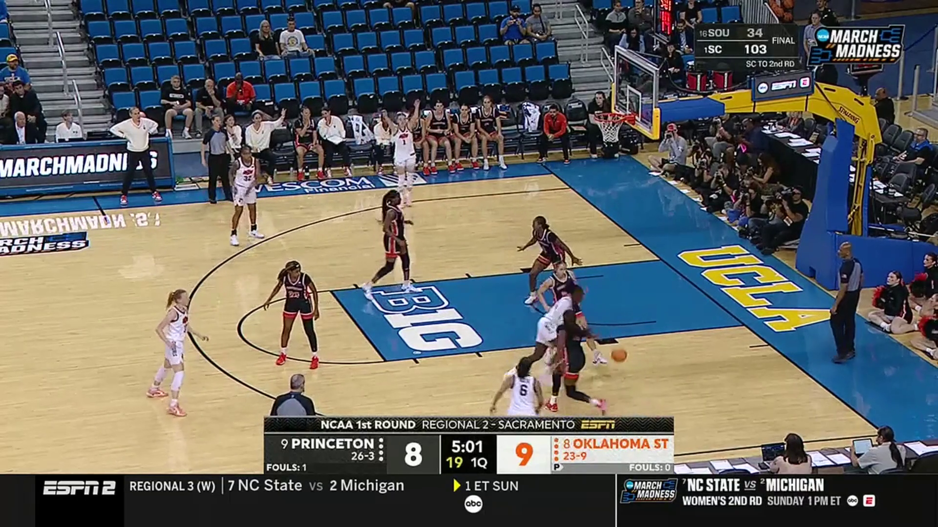 Oklahoma St. Cowgirls vs. Princeton Tigers - Game Highlights